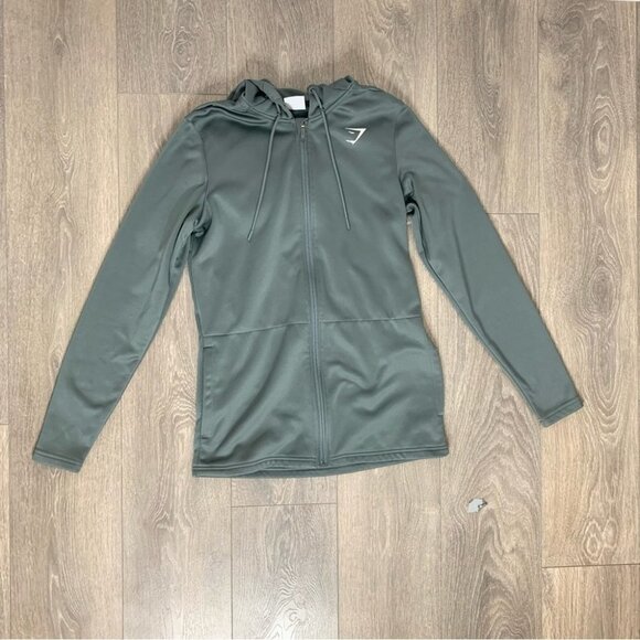 Gymshark Women’s Training Zip Hoodie Sweater Dark  Grey Oversized Size XS - Picture 3 of 9